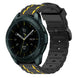 Bracelet sport á boucle Samsung Galaxy Watch 42mm (noir/jaune)