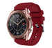 Bracelet silicone Samsung Galaxy Watch 3 41mm (bordeaux)