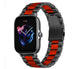 Bracelet acier Amazfit GTS 3 (noir/rouge)
