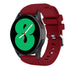 Bracelet silicone Samsung Galaxy Watch 4 44mm (bordeaux)