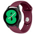 Samsung Galaxy Watch 4 40mm Silicone Strap (Burgundy Red)