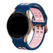 Bracelet sport carré Samsung Galaxy Watch 6 - 40mm (bleu/rose)