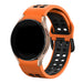 Bracelet sport carré Samsung Galaxy Watch 5 Pro (orange/noir)