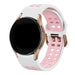 Bracelet sport carré Samsung Galaxy Watch 5 Pro (blanc/rose)