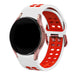 Bracelet sport carré Samsung Galaxy Watch 7 - 40mm (blanc/rouge)