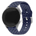 Bracelet silicone tissé Samsung Galaxy Watch FE (bleu foncé)