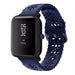 Bracelet silicone avec motif Xiaomi Amazfit Bip (bleu foncé)