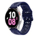 Bracelet silicone avec motif Samsung Galaxy Watch 5 44mm (bleu foncé)
