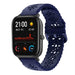 Bracelet silicone avec motif Xiaomi Amazfit GTS (bleu foncé)