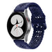 Samsung Galaxy Watch 4 40mm Patterned Silicone Strap (Dark Blue)