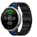 Bracelet acier Polar Ignite (noir/bleu)