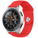 Bracelet sport Samsung Galaxy Watch 46mm (rouge)