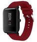 Bracelet silicone Xiaomi Amazfit Bip (bordeaux)
