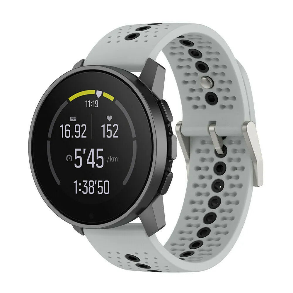 Bracelet silicone Suunto Race 2 (gris/noir)