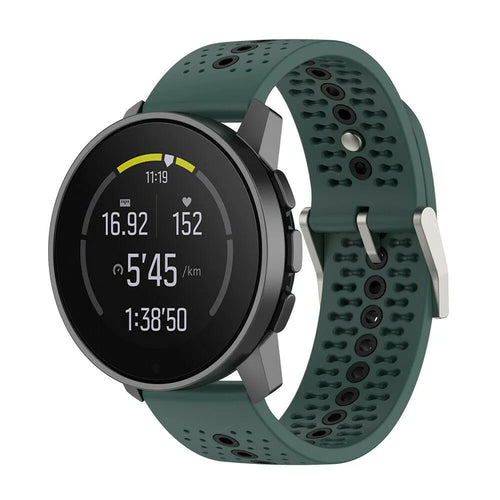 Bracelet silicone Suunto Vertical 2 (vert/noir)