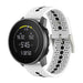 Bracelet silicone Suunto 9 Peak Pro (blanc/noir)