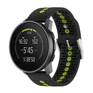 Suunto Run Silicone Strap (Black/Yellow)