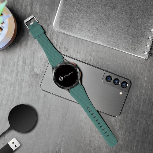Bracelet silicone sergé Suunto Vertical 2 (vert sapin)