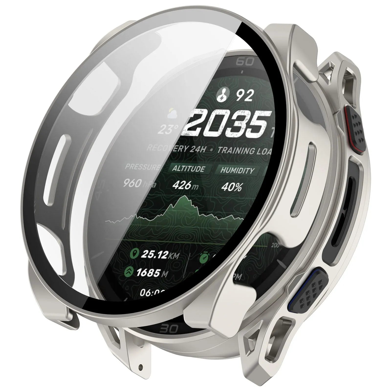 Amazfit Cheetah 2 Ultra PC Case with Glass (Titanium)