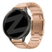 Bandz Garmin Vivoactive 4s Titanium Link Strap (Rose Gold)