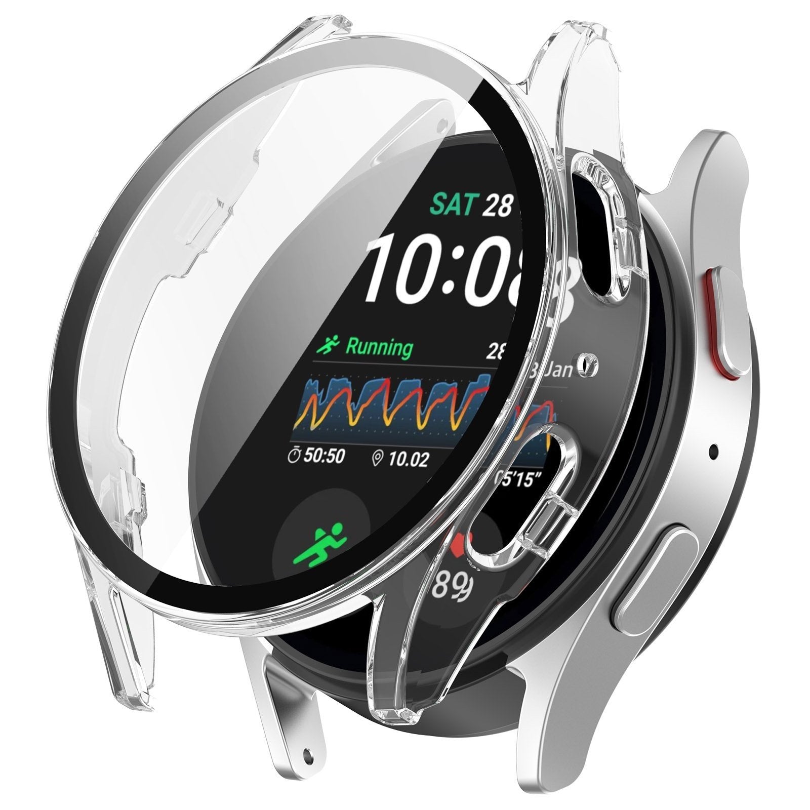 Coque rigide avec verre Samsung Galaxy Watch 7 - 40mm