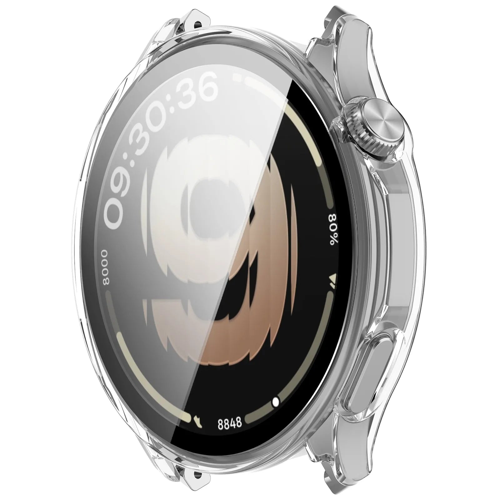 Oppo Watch S Protection d'écran rigide en verre (Transparent)