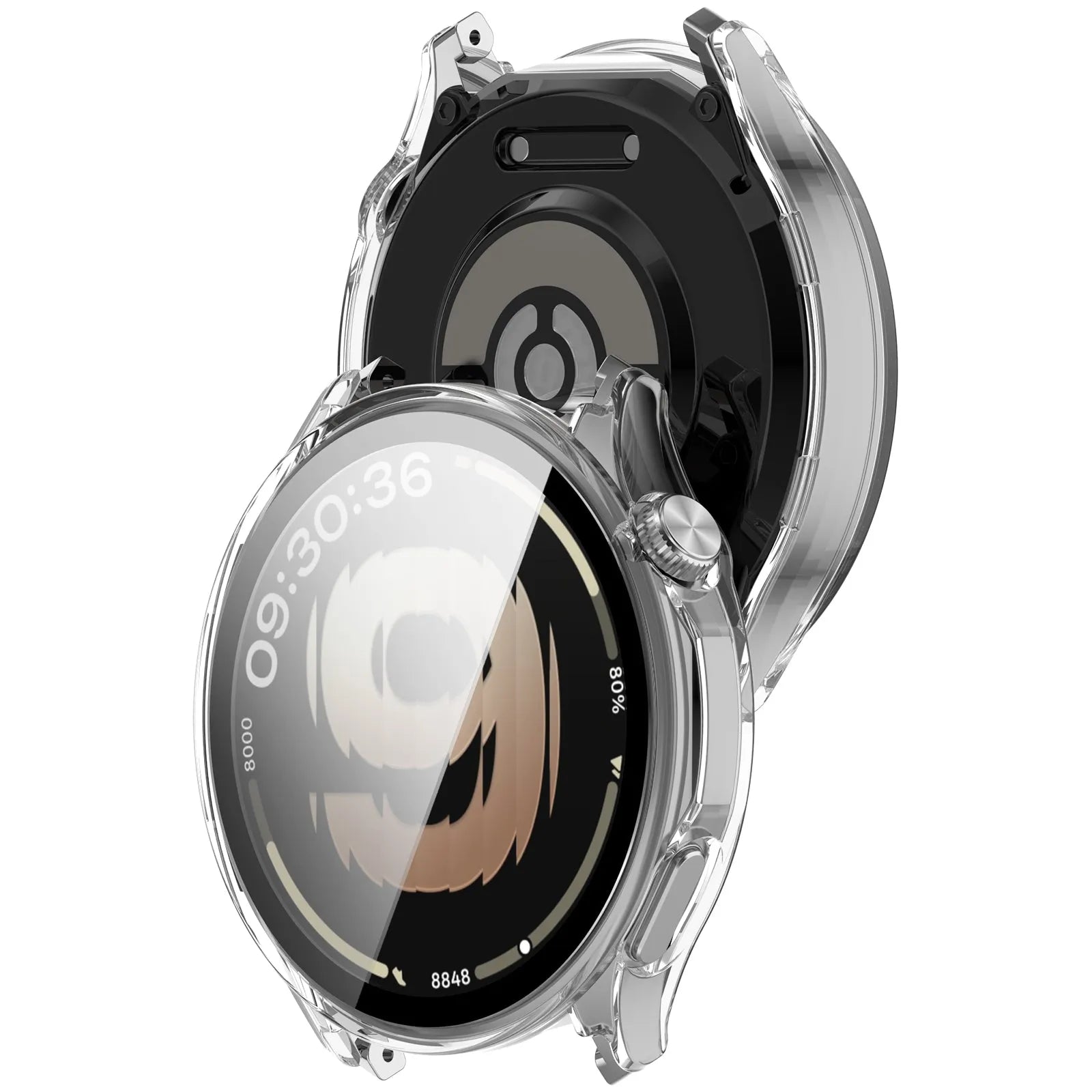 Oppo Watch S Protection d'écran rigide en verre (Transparent)