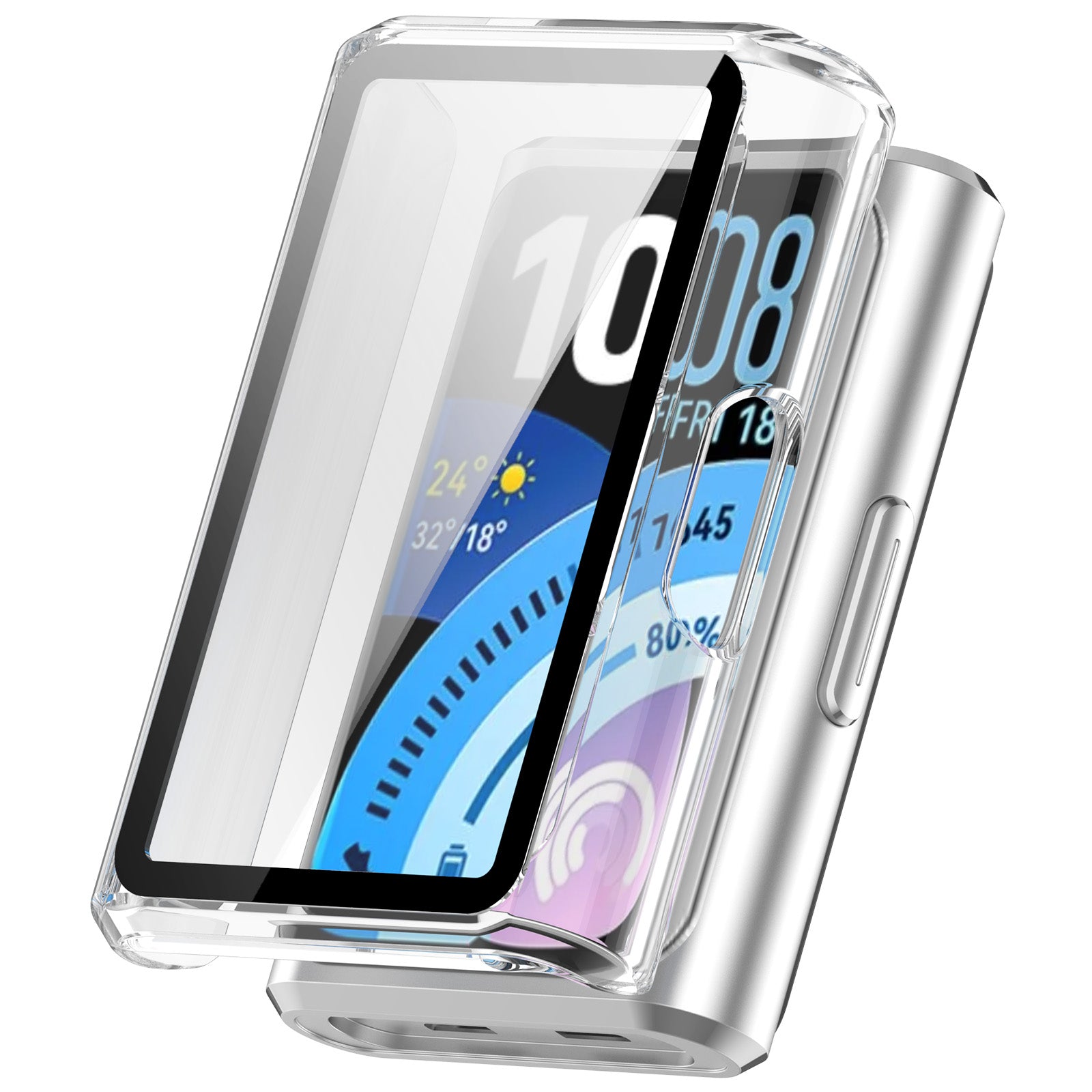 Huawei Band 11 Pro PC Case with Glass (Transparent)
