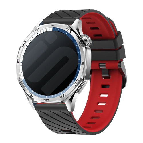 Bracelet twill sport Huawei Watch GT 7 Pro (noir/rouge)