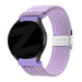 Bandz Bracelet nylon tressé Garmin Vivomove HR (violet clair)