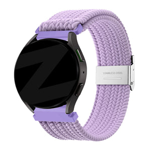 Bandz Bracelet nylon tressé Garmin Approach S40 (violet clair)