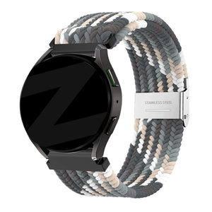 Woven Nylon Strap, on a watch, 3/4 front view