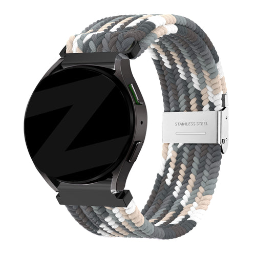 Bandz Garmin Vivomove Luxe Woven Nylon Strap (Slate)