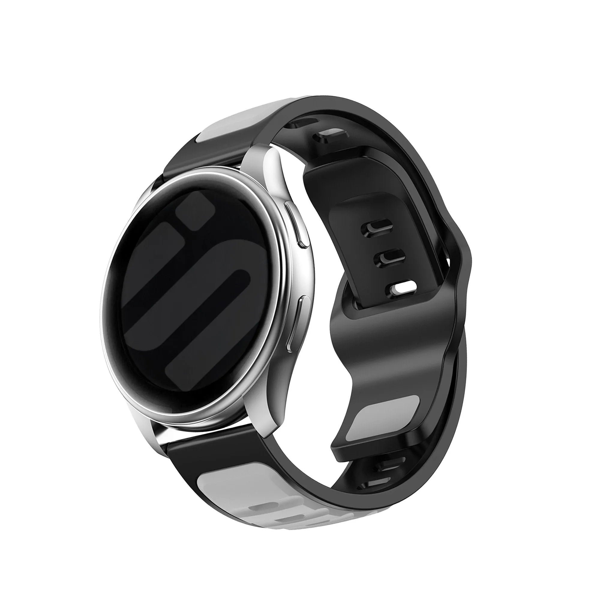 Polar Pacer Outdoor Duo Silicone Strap (Grey/Black)