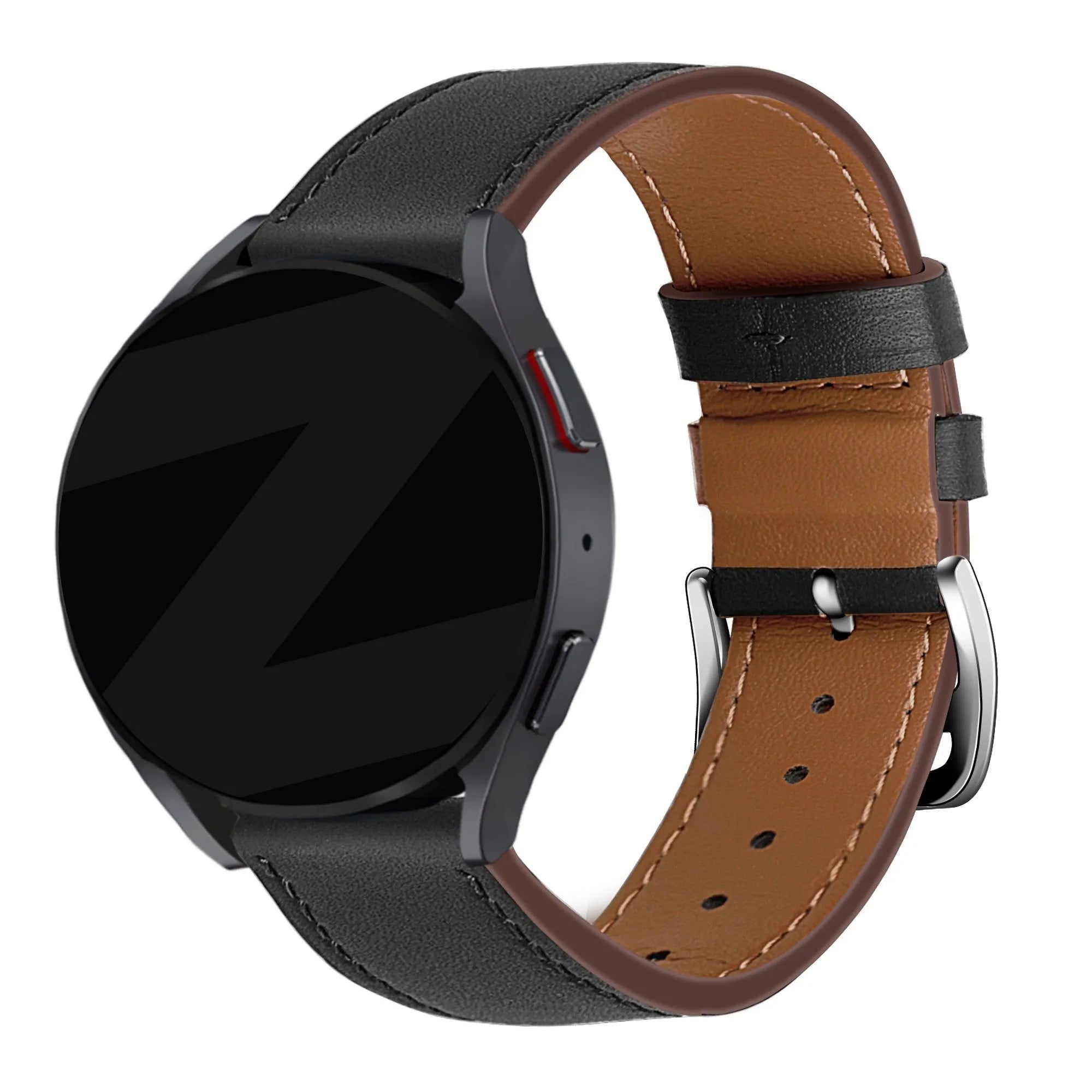 Bandz Bracelet cuir ''Deluxe'' Suunto Race (S)  (noir)