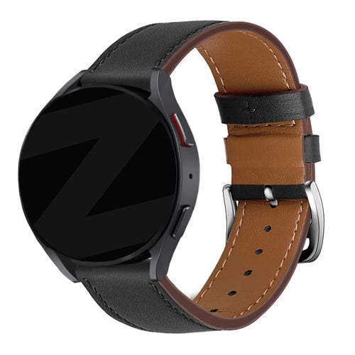 Bandz Suunto Vertical 2 Leather Strap 'Deluxe' (Black)