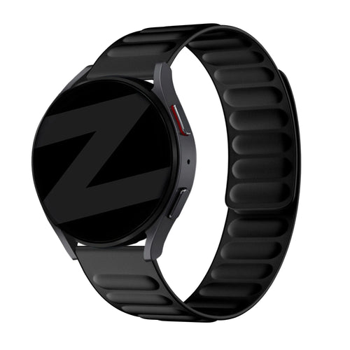 Bandz OnePlus Watch Lite Magnetic Fine Woven Strap (Black)