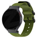 Bandz Bracelet nylon avec boucle Huawei Watch GT 5 46mm (verte)