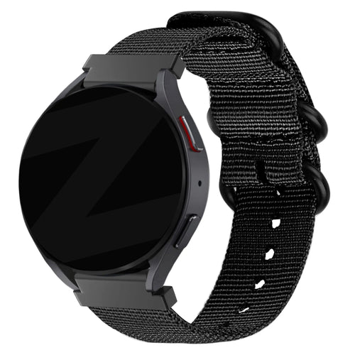 Bandz Bracelet nylon à boucle Levowatch Edgy (noir)
