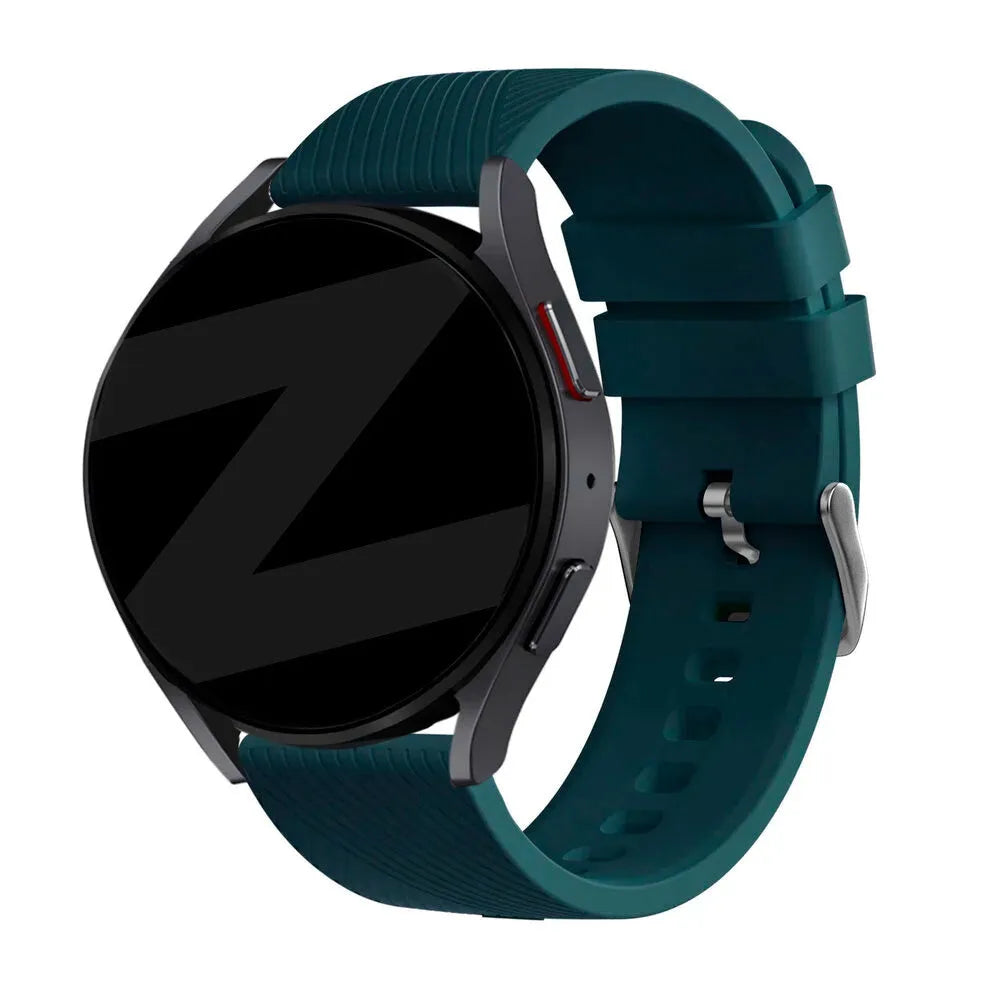 Bandz Bracelet silicone 'Deluxe' OnePlus Watch 3 (vert foncé)