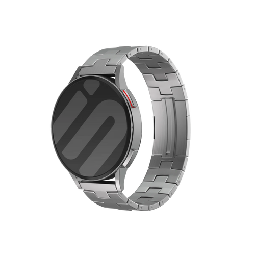 Bracelet titane grain (fermoir plat) Suunto Nautic S (argent)