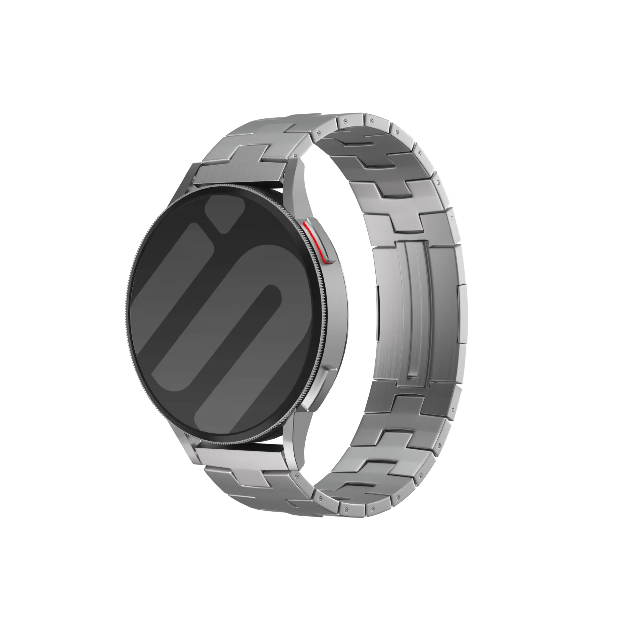 Bracelet en titane avec boucle plate Huawei Watch 5 - 46mm (argenté)