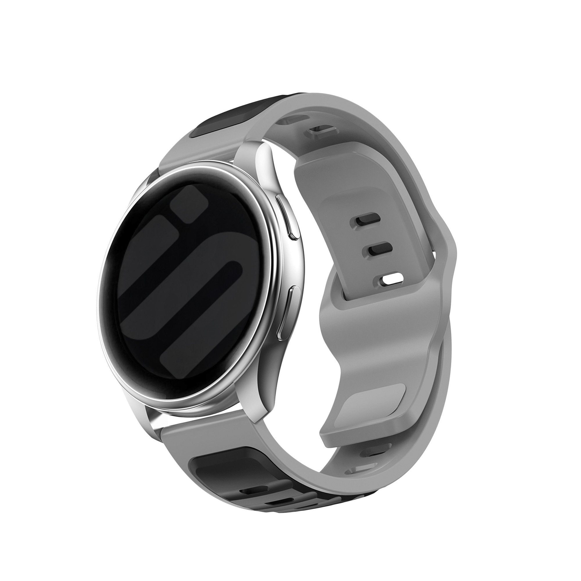 Samsung Galaxy Watch 6 Classic 47mm Outdoor Duo Silicone Strap (Black/Grey)