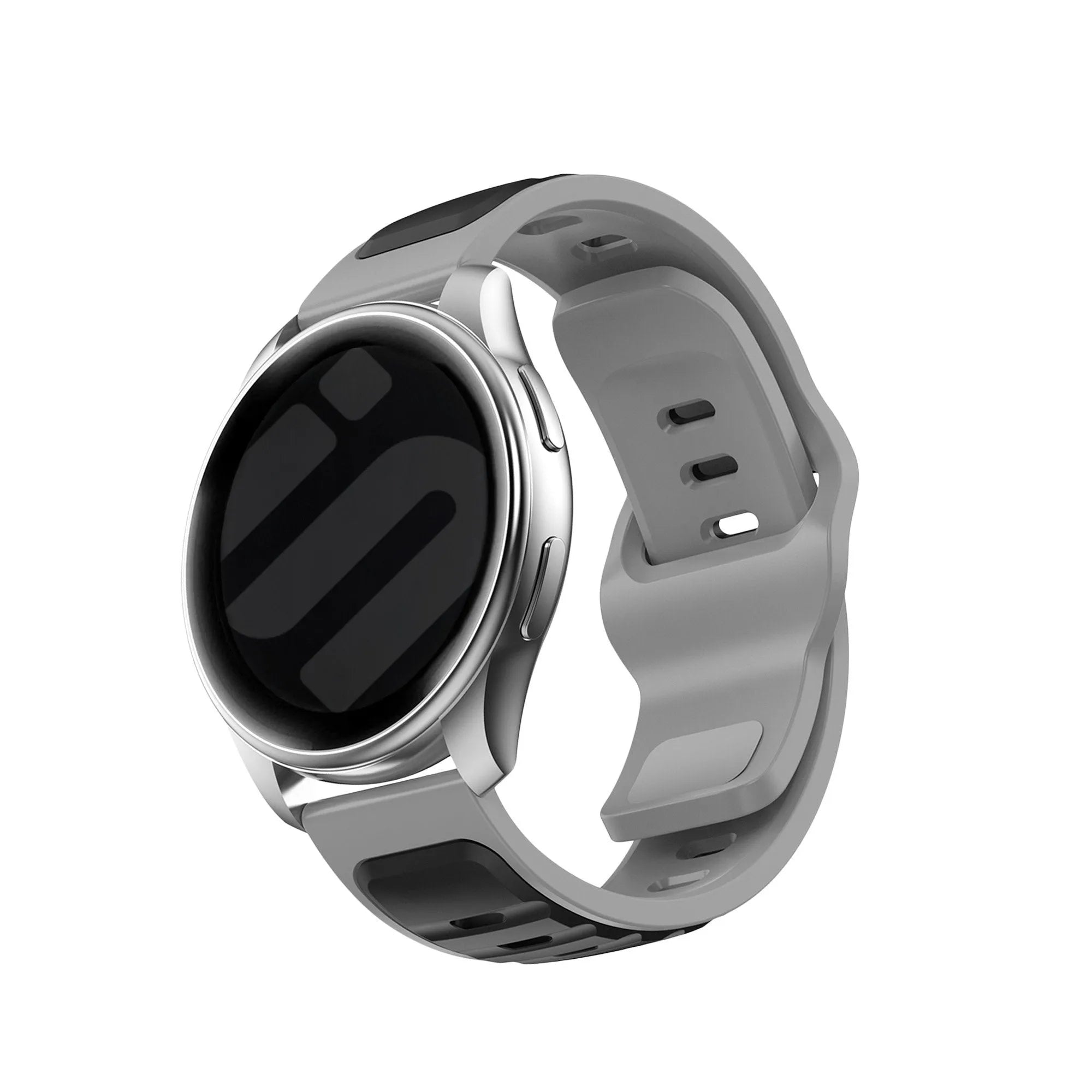 Polar Pacer Outdoor Duo Silicone Strap (Black/Grey)