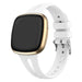 Bracelet silicone de luxe Fitbit Sense (blanc)