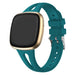 Bracelet silicone deluxe Fitbit Sense 2 (bleu-verde)