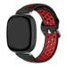 Bracelet sport Fitbit Sense 2 (noir/rouge)