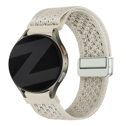 Bandz Bracelet nylon Vintage Garmin Vivoactive 3 (lumière stellaire)