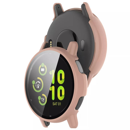 Coque rigide avec verre Garmin Vivoactive 5 (rose)