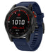 Bracelet silicone Garmin Fenix 7 (bleu foncé)